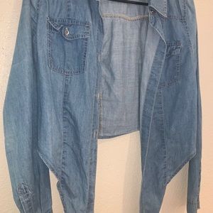 Jean jacket crop